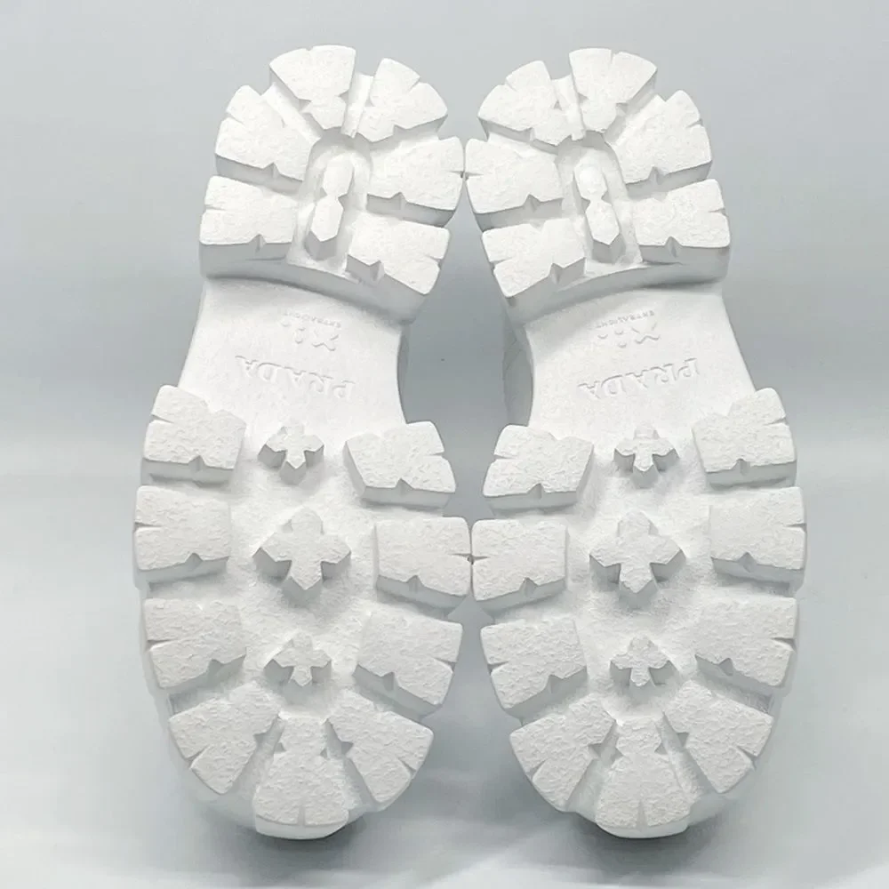 Prada Monolith Leather Lug-Sole Chelsea Boots size 37 - Picture 15 of 16